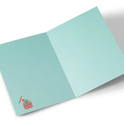 Personalised Christmas Card - Santa's on His Way, Great Grandson