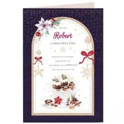 Personalised Christmas Card - Special Treat Or Two