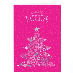 Personalised Christmas Card - Daughter