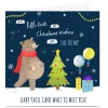 Personalised Christmas Card - Little Kicks & Christmas Wishes