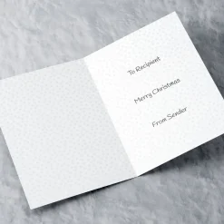 Personalised Christmas Card - Super Sparkly