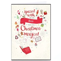 Personalised Christmas Card - Christmas Storybook, Son