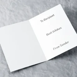 Personalised Christmas Card - Hugs Bear Hot Chocolate Niece