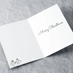 Personalised Christmas Card - Penguins - Grandma and Grandad