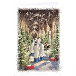 Personalised Christmas Card - A Blessing For You