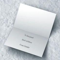 Personalised Christmas Card - Cake