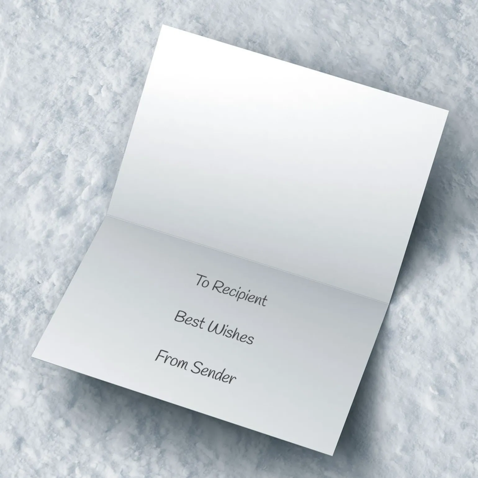 Personalised Christmas Card - Cake