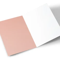 Personalised Christmas Card - Mum, Peach Background, Floral