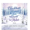 Personalised Christmas Card - Across the Miles Winter Woods