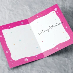 Personalised Christmas Card - Cute Santa