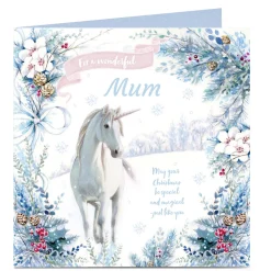 Personalised Christmas Card - Unicorn Special & Magical