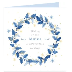 Personalised Christmas Card - Thinking Of You