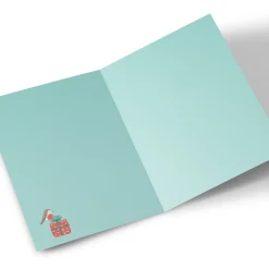 Personalised Christmas Card - Santa's on His Way, Great Granddaughter