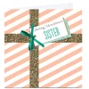 Personalised Christmas Card - Christmas Present, Sister
