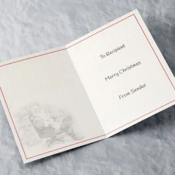 Personalised Christmas Card - Festive Wishes