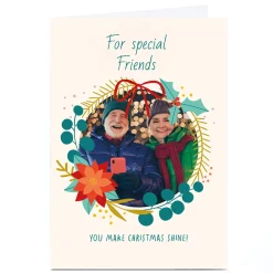 Personalised Christmas Photo Card - You make Christmas Shine