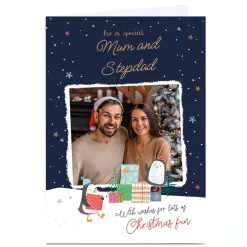 Personalised Christmas Photo Card - Christmas Fun Photo Frame