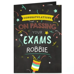 Personalised Congratulations Card - Exams