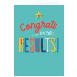 Personalised Congratulations Card - Congrats On Your Results