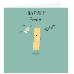 Personalised Cory Reid Birthday Card - Shelfie!