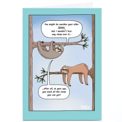 Personalised DB's Card - Another Year Older