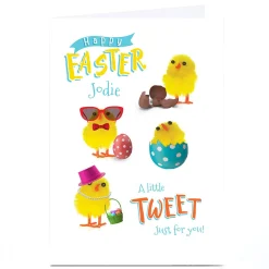 Personalised Easter Card - A Little Tweet Just For You