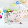 Personalised Easter Egg Hunt Small Wooden Crate
