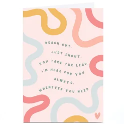 Personalised Ebony Newton Card - Reach Out