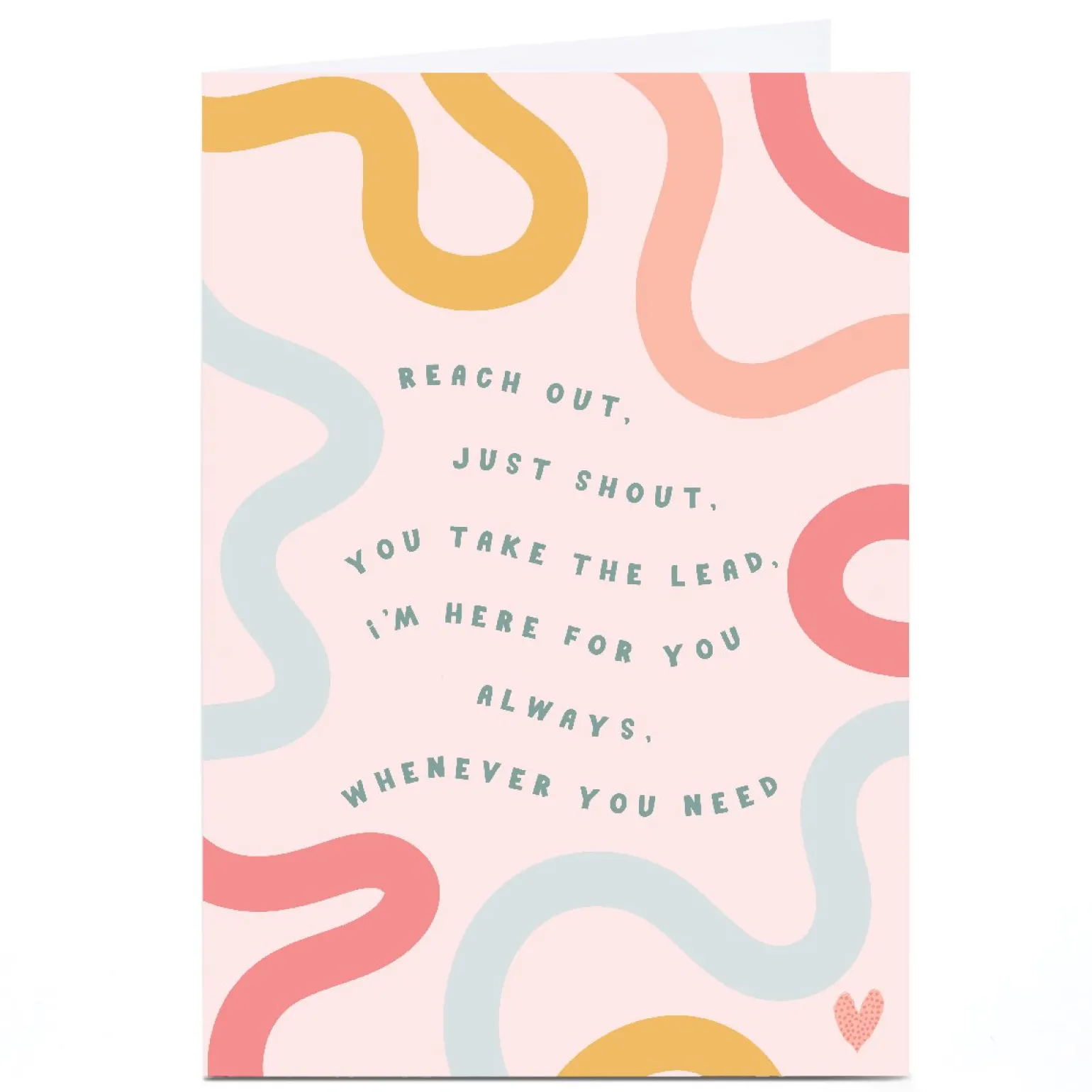 Personalised Ebony Newton Card - Reach Out