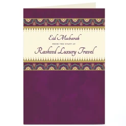 Personalised Eid Card - From All The Staff