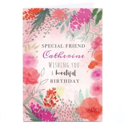 Personalised Emma Isaacs Birthday Card - Special Friend