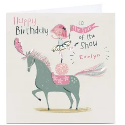 Personalised Emma Valenghi Birthday Card - Star of Show Any Name