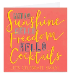 Personalised Emma Valenghi Card - Hello Sunshine