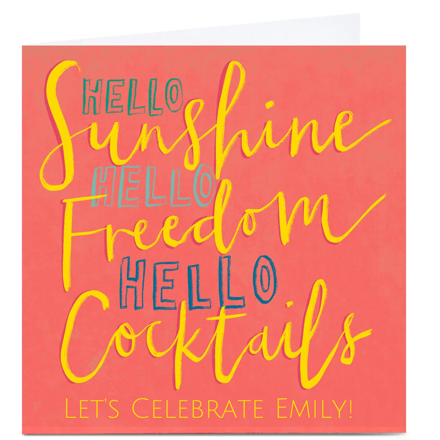 Personalised Emma Valenghi Card - Hello Sunshine