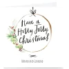 Personalised Emma Valenghi Christmas Card - Holly Jolly
