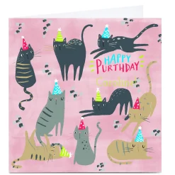 Personalised Emma Valenghi Birthday Card - Happy Purthday