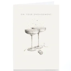 Personalised Engagement Card - Classic Cocktails