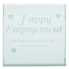 Personalised Engraved Glass Token - Happy Engagement