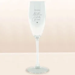 Personalised Engraved Prosecco Glass - Mother Of The Groom