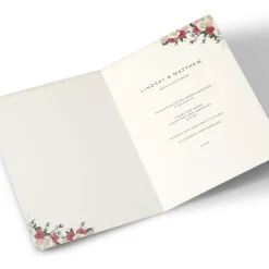Personalised Evening Reception Invitation - Roses