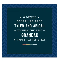 Personalised Father's Day Belgian Chocolates - A Little Something | Card Factory