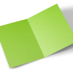 Personalised Father's Day Card - Bright Green Text - Grandad