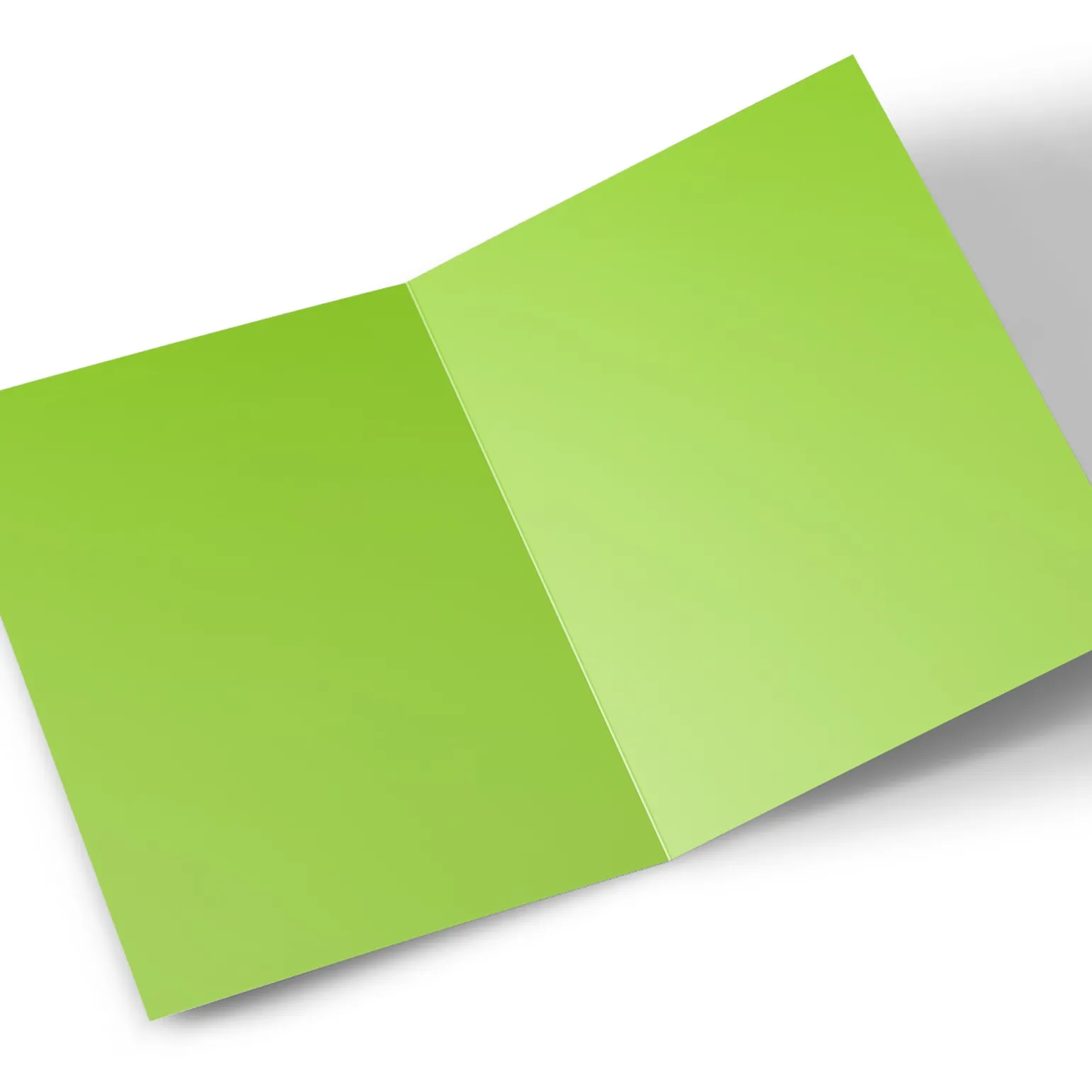 Personalised Father's Day Card - Bright Green Text - Grandad