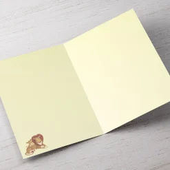 Personalised Father's Day Card - Daddy, Little Lion Cub