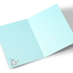 Personalised Father's Day Card - Penguin Grandad, From Both Of Us