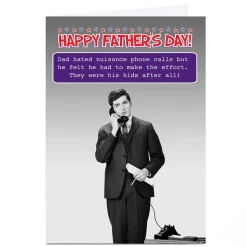 Personalised Father's Day Card - Nuisance Calls