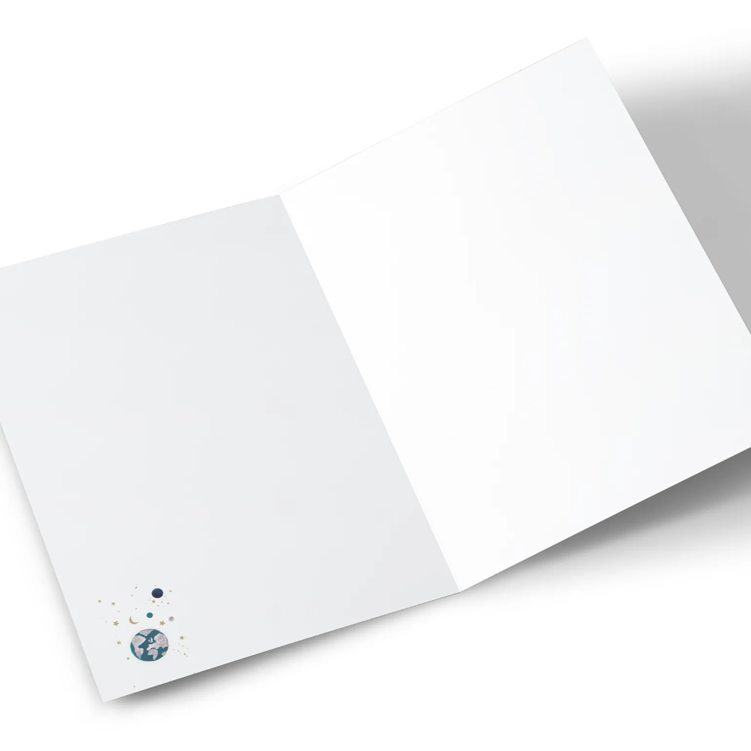 Personalised Father's Day Card - From The Bump, Moon