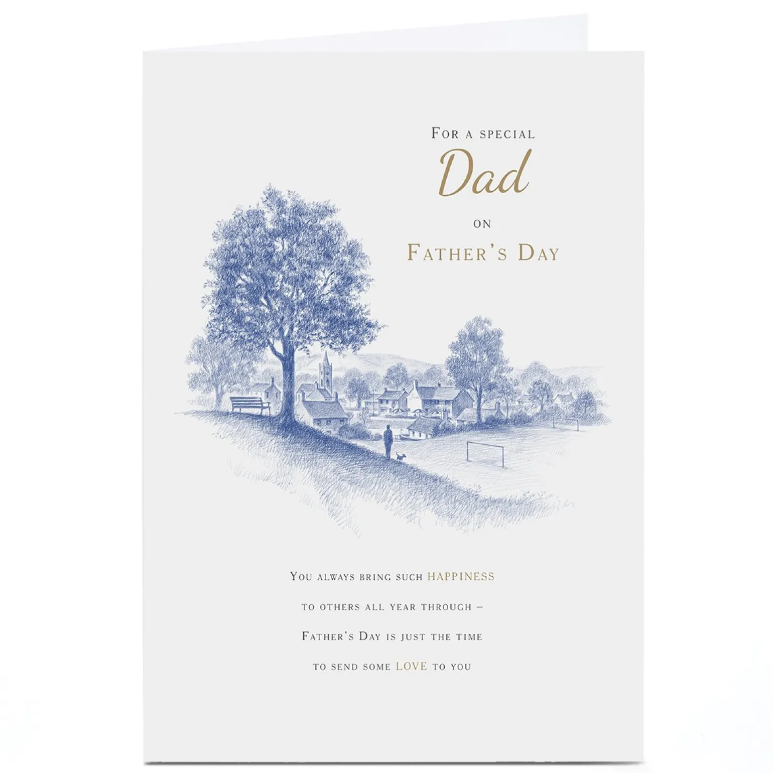 Personalised Father's Day Card - Bring Such Happiness, Dad