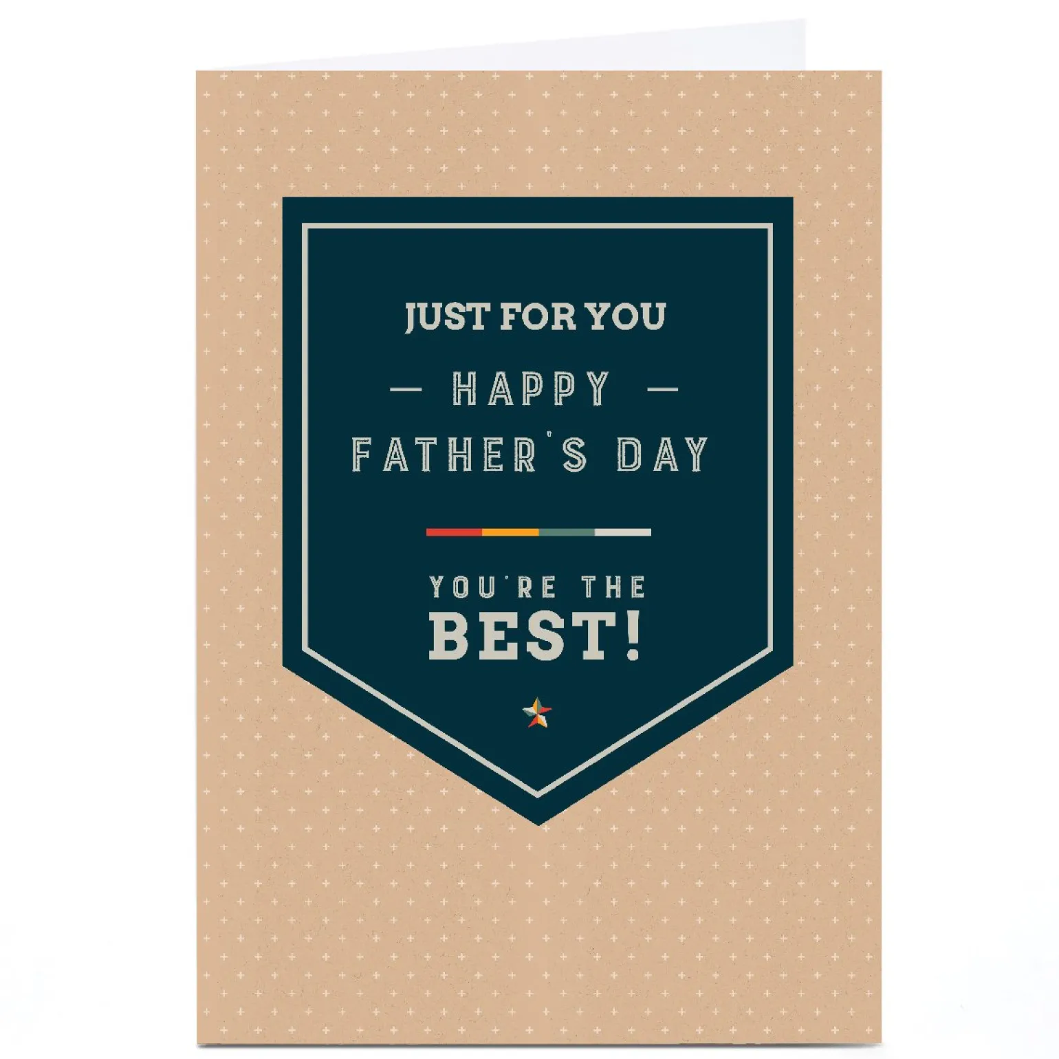 Personalised Father's Day Card - You're the Best