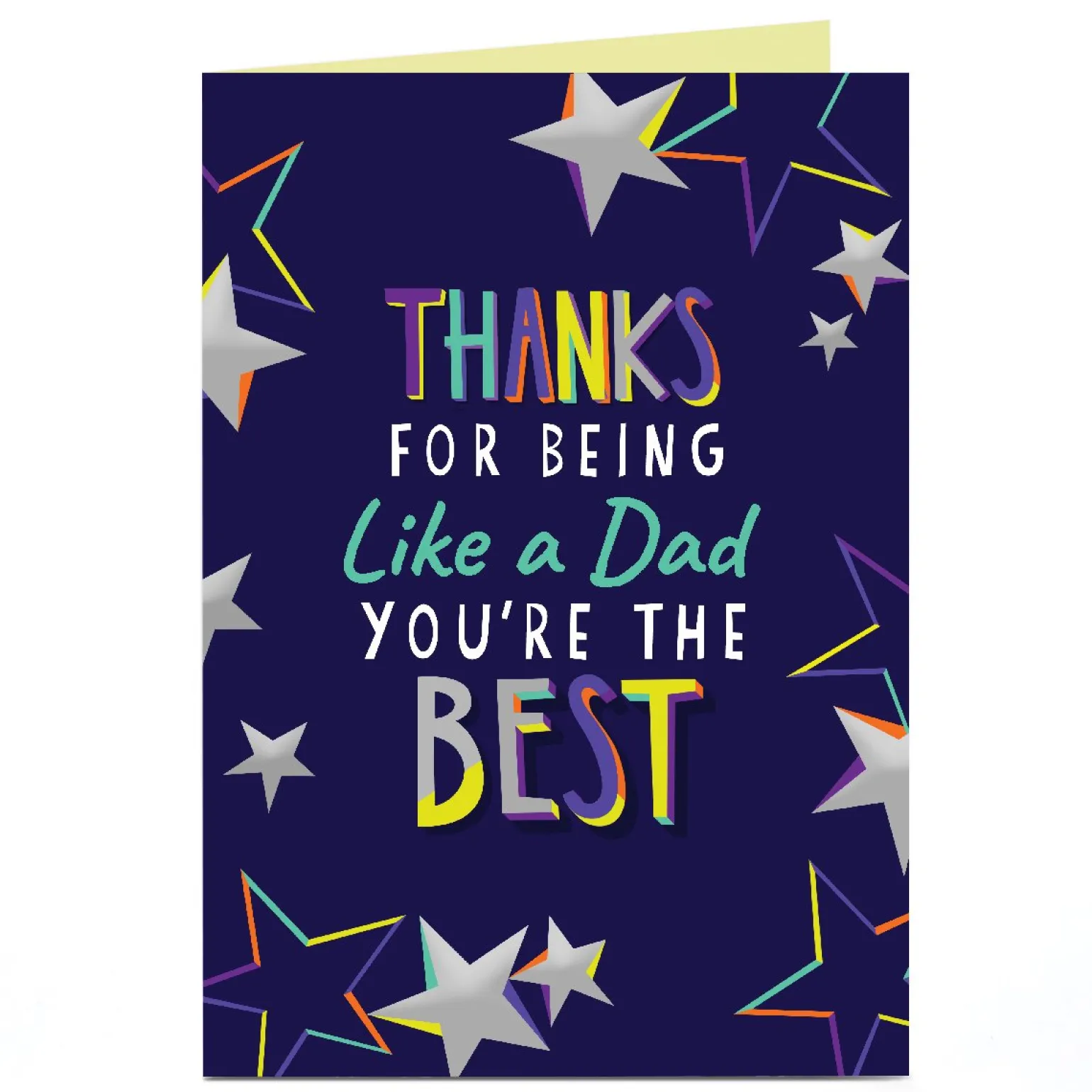Personalised Father's Day Card - Thanks for Being